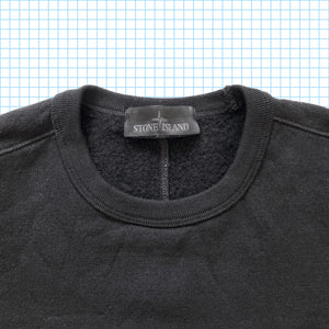 Stone Island Ghost Stealth Black Tonal Crewneck - Petit / Moyen