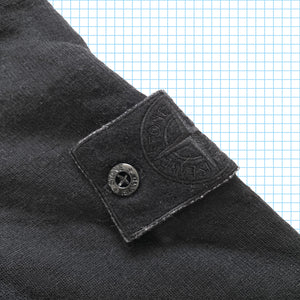 Stone Island Ghost Stealth Black Tonal Crewneck - Petit / Moyen