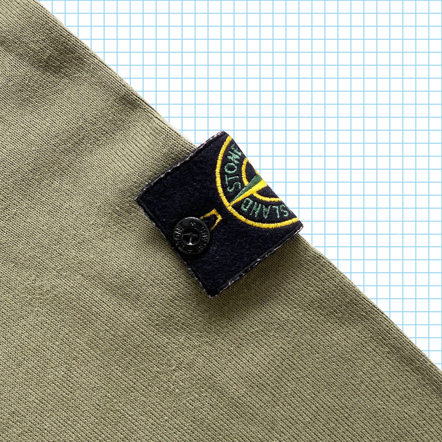 Stone Island リブ クォーター ジップ - ミディアム