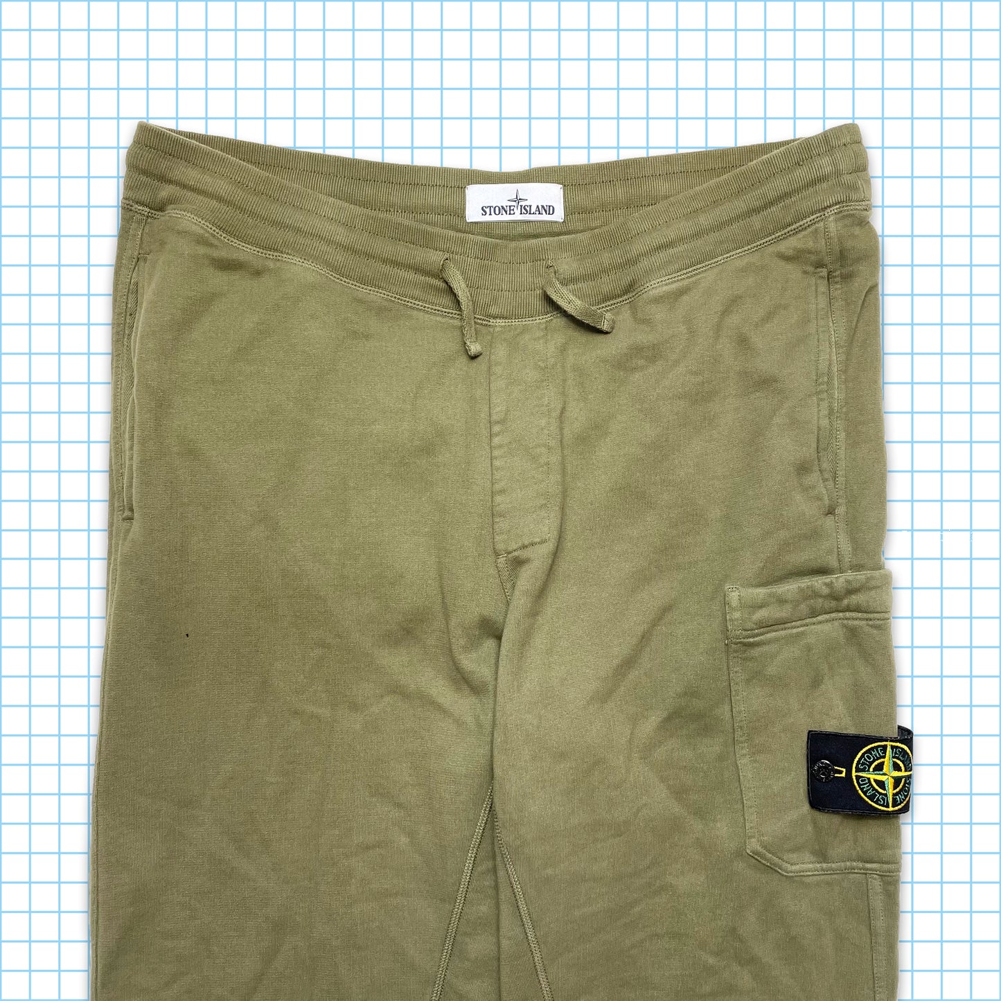 Stone Island Khaki Green Full Tracksuit - Large / Extra Large