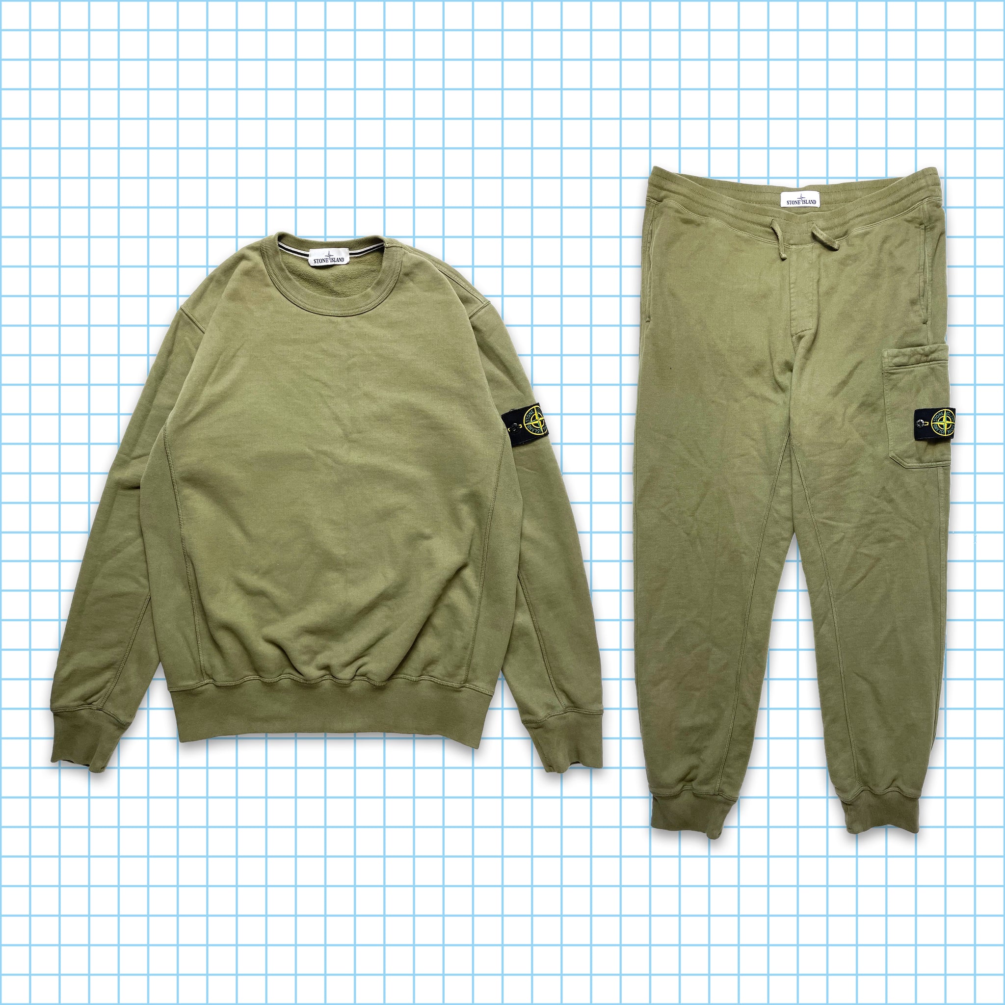 Stone island olive tracksuit Clearance