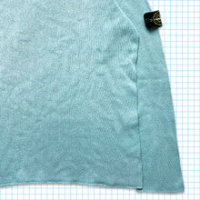 Load image into Gallery viewer, Early 00&#39;s Stone Island Knitted Sky Blue V Crewneck - Extra Large / Extra Extra Large
