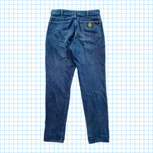 Charger l&#39;image dans la galerie, vintage fin des années 90 Stone Island Washed Midnight Navy Denim Jeans - Taille 30/32 »