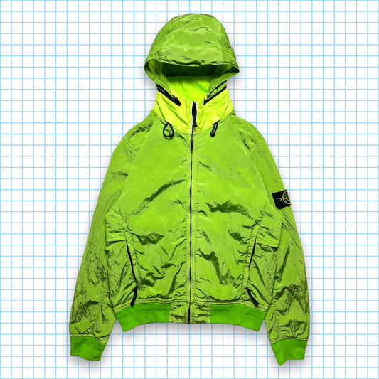 Veste en métal en nylon vert Volt Stone Island - Moyen / Grand