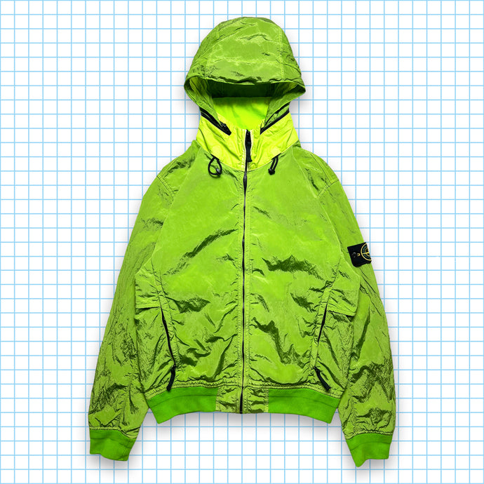 Stone Island Volt Green Nylon Metal Jacket - Medium / Large