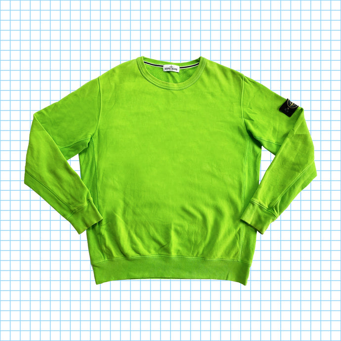 Stone Island Volt Green Crewneck AW12' - Extra Large / Extra Extra Large