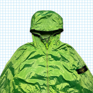 Stone Island Volt Green Nylon Metal Shimmer Jacket SS09’