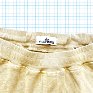 Stone Island Misty Yellow Garment Dyed Cargo Shorts SS17’ - Large