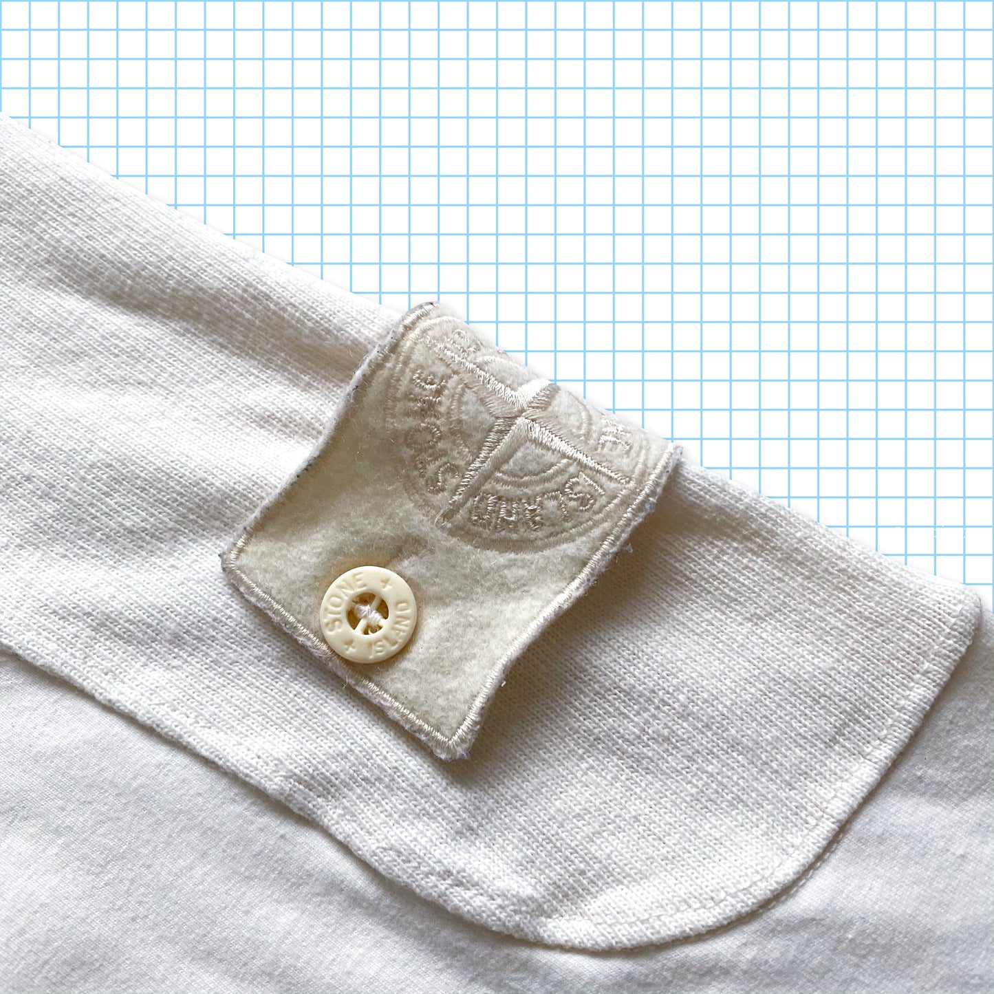 Stone Island White Ghost Crewneck SS18' - Extra Large