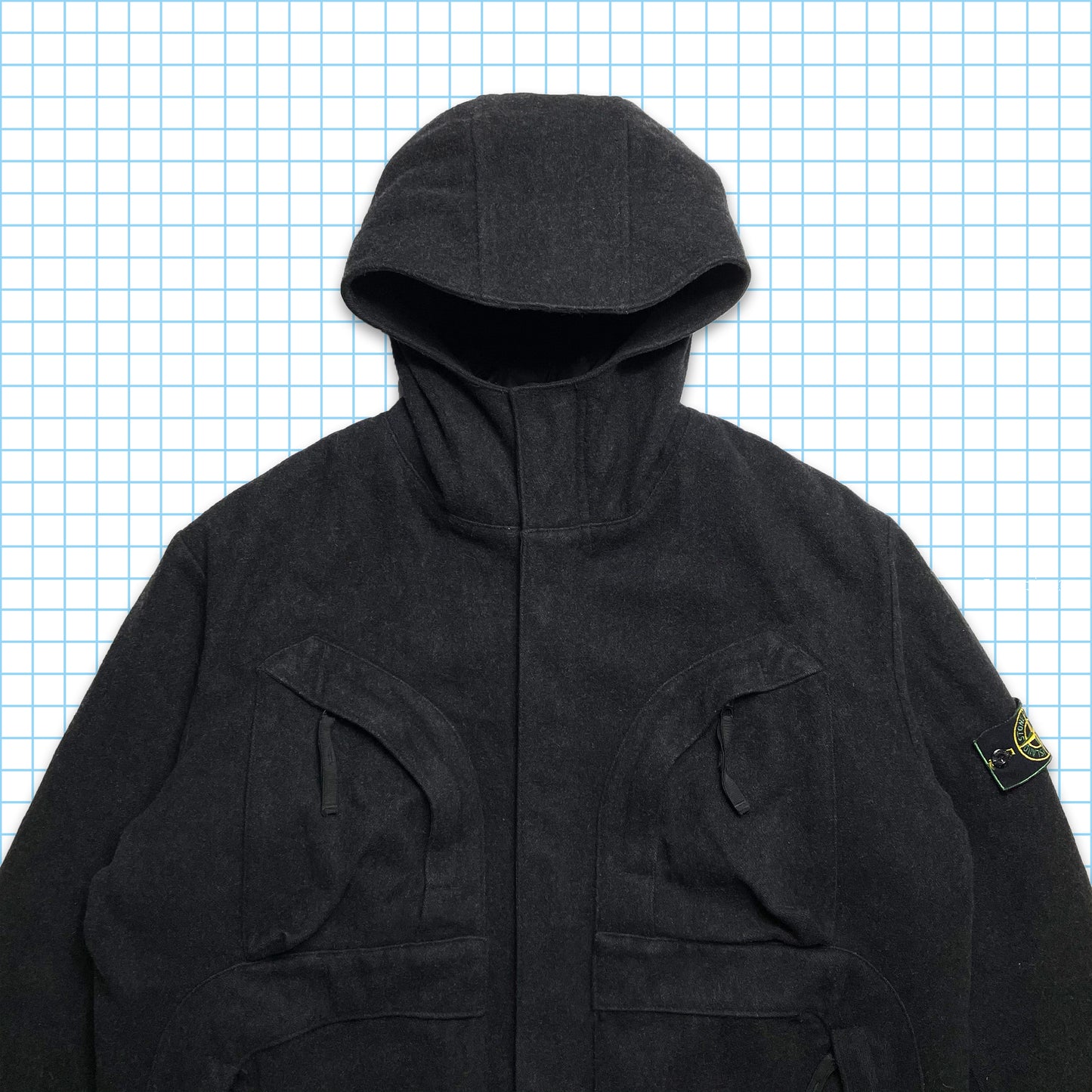 Vintage Stone Island 2in1 Wool Multi Pocket AW98’ - Extra Large
