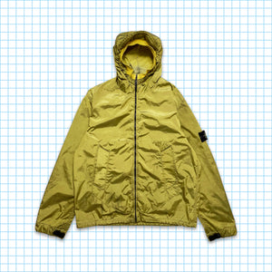 Stone Island Yellow Silk Lined Nylon Metal Shimmer Jacket AW08’ - Extra Large