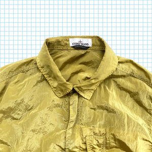 Stone Island Nylon Metal Yellow Overshirt - Extra Large