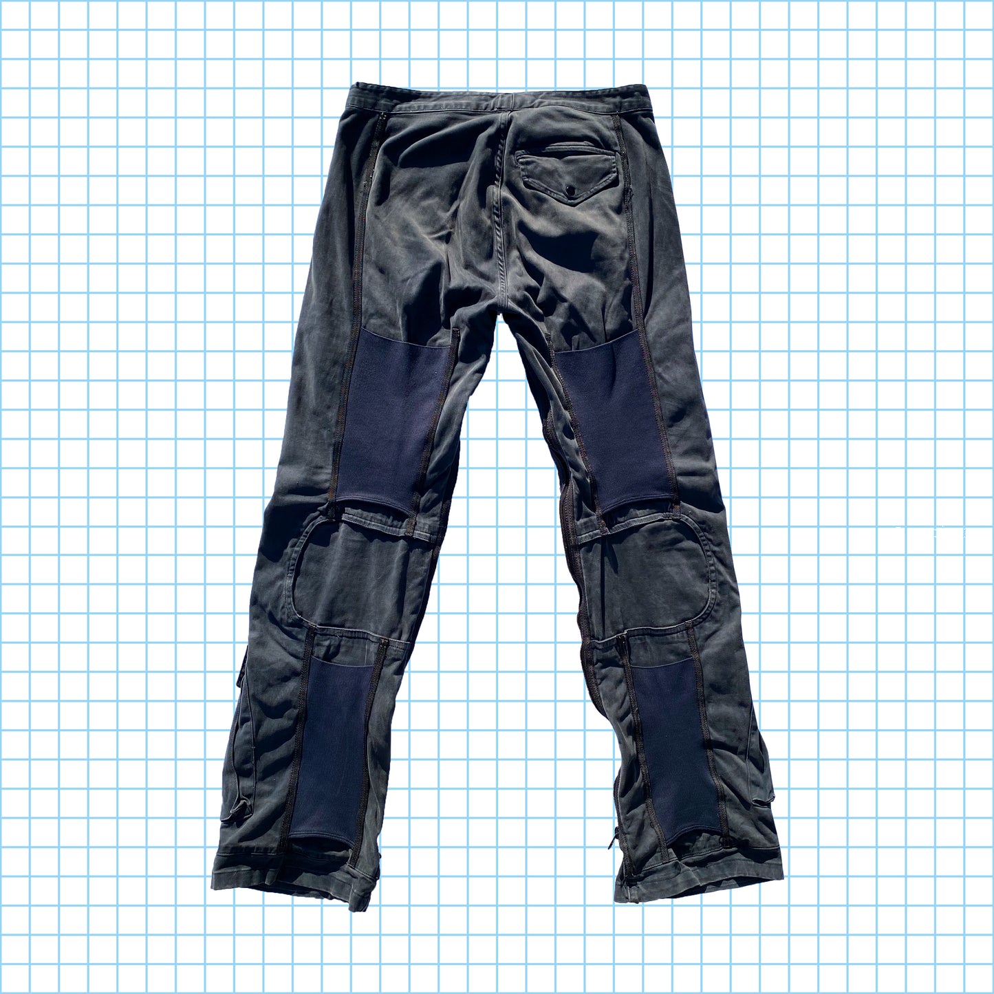 Stone Island AW04' Pantalon cargo robuste multi-poches
