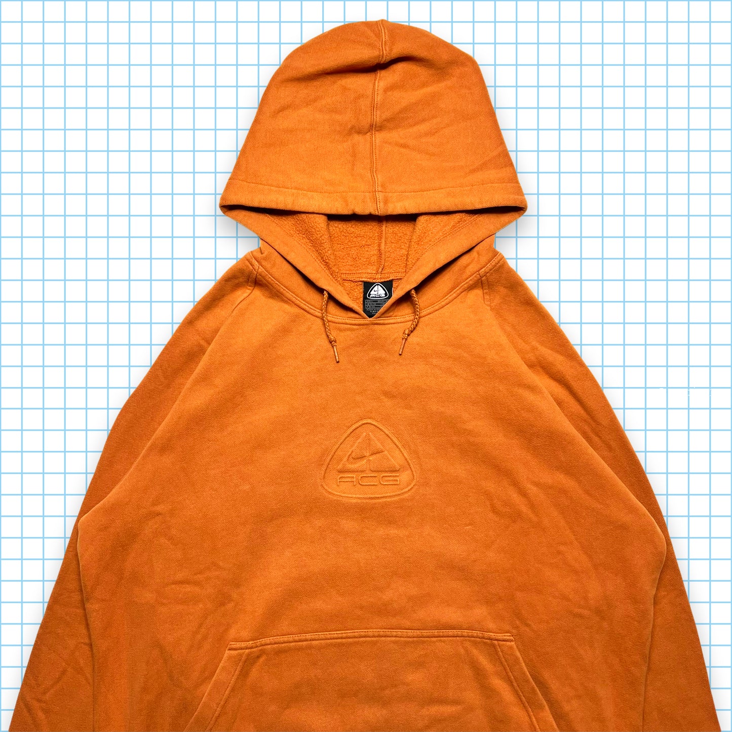 Nike ACG Burnt Orange Hoodie - Extra Large