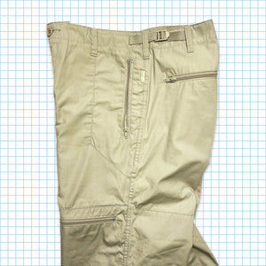 Stüssy Multi Pocket Beige Cargo Trousers - 32 / 34" Waist