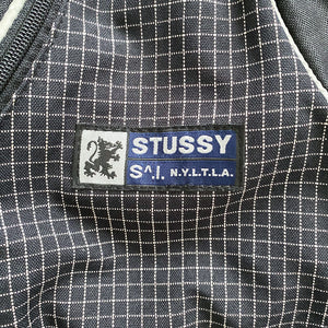 Vintage 90’s Stüssy 3M Grid Check Side/Cross Body Bag