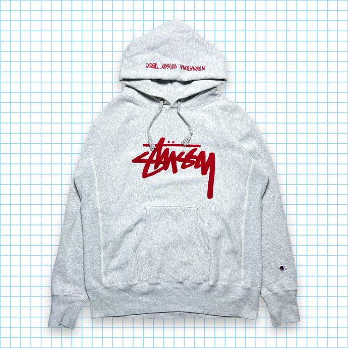 Stüssy International Tribe スクリプト パーカー - 特大