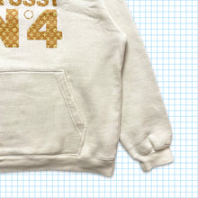 Load image into Gallery viewer, Vintage Stüssy Skull &amp; Crossbones Monogram Light Beige Hoodie - Medium / Large