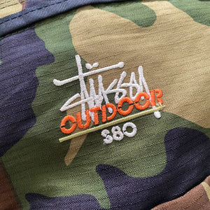 Vintage Stüssy Outdoor S80 Camo Side Bag