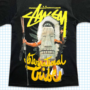 T-shirt Vintage Stüssy International Tribe - Petit