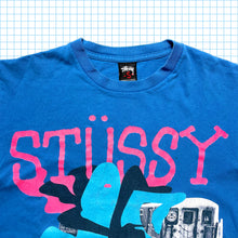 Load image into Gallery viewer, Vintage Stüssy New York Blue Tee - Small