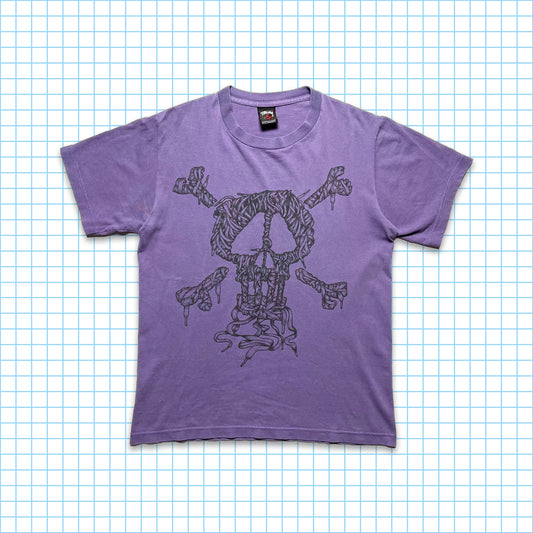 Vintage Stüssy Skull Tour Tee - Small