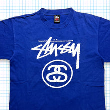 Load image into Gallery viewer, Vintage Stüssy &quot;Increase The Peace&quot; Royal Blue  Tee - Medium