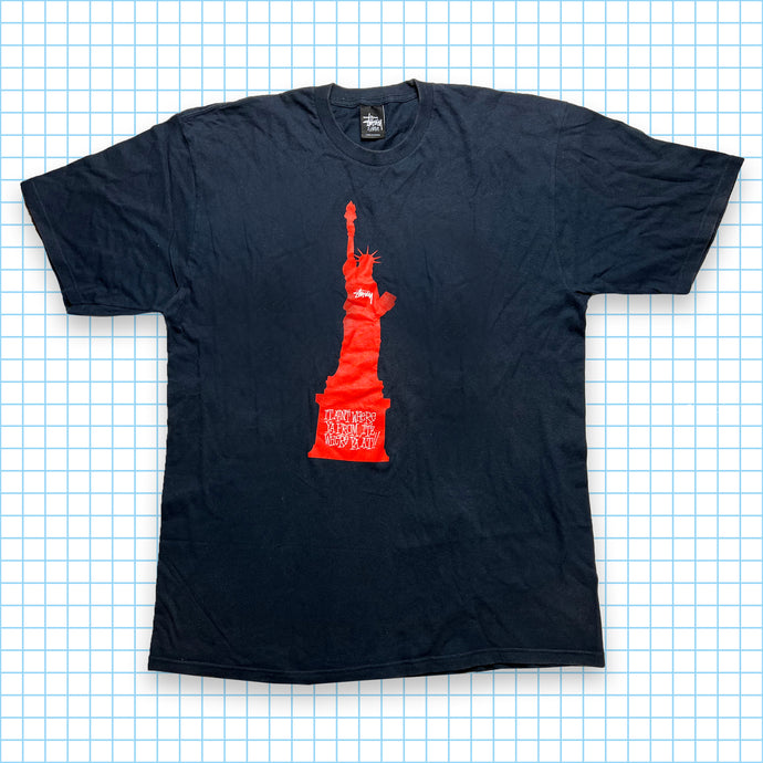 Vintage Stüssy Statue of Liberty Tee - Extra Large