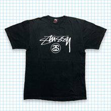 Load image into Gallery viewer, Vintage Stüssy Black Spellout Tee - Medium