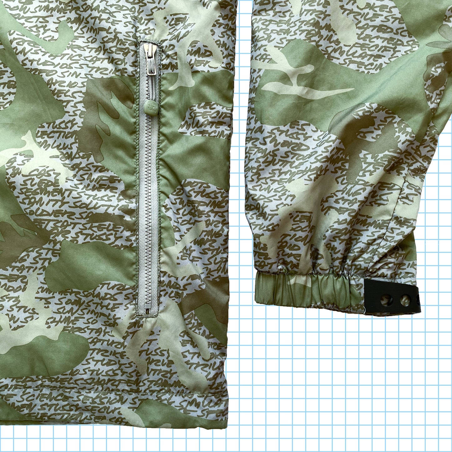 Early 2000’s Stüssy x Futura Script Camo Jacket