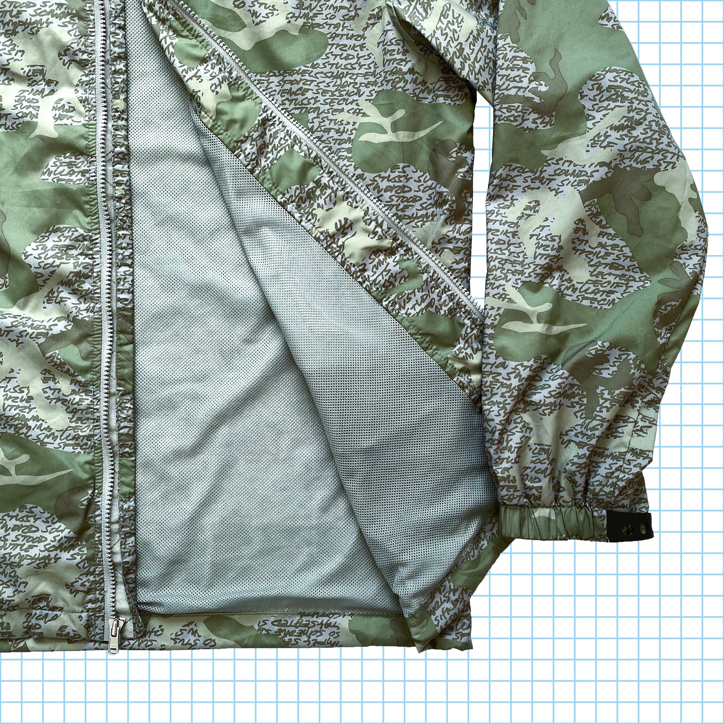 Early 2000’s Stüssy x Futura Script Camo Jacket