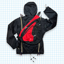 Carica l&#39;immagine nel visualizzatore di Gallery, Vintage Nike Technical Red/Black Tri-Harness Cross Body Bag