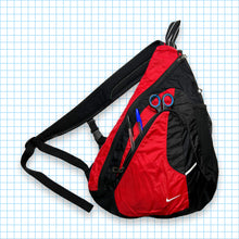 Load image into Gallery viewer, Vintage Nike Technical Red/Black Tri-Harness Cross Body Bag