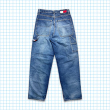 Charger l&#39;image dans la galerie, vintage 90&#39;s Tommy Hilfiger Washed Carpenter Jeans - Taille 30 / 32 »