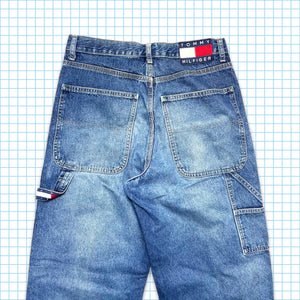 vintage 90's Tommy Hilfiger Washed Carpenter Jeans - Taille 30 / 32 »
