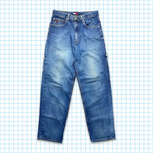 vintage 90's Tommy Hilfiger Washed Carpenter Jeans - Taille 30 / 32 »