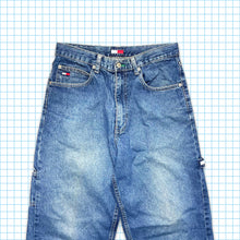 Carica l&#39;immagine nel visualizzatore di Gallery, Vintage 90’s Tommy Hilfiger Washed Carpenter Jeans - 30 / 32&quot; Waist