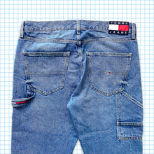 Carica l&#39;immagine nel visualizzatore di Gallery, Vintage 90’s Tommy Hilfiger Washed Carpenter Jeans - 34&quot; Waist