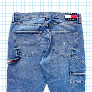 vintage 90's Tommy Hilfiger Washed Carpenter Jeans - Taille 34 »