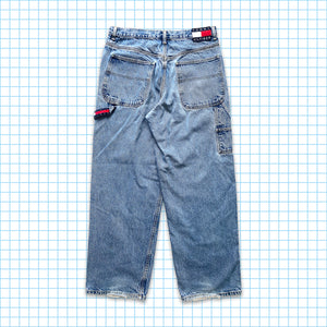 Vintage 90’s Tommy Hilfiger Washed Carpenter Jeans - 34x34