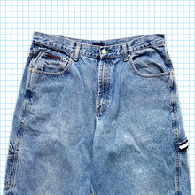 Carica l&#39;immagine nel visualizzatore di Gallery, Vintage 90’s Tommy Hilfiger Washed Carpenter Jeans - 36&quot; Waist