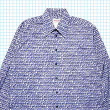 Load image into Gallery viewer, Vintage Versace Classic Repeat Blue Shirt - Extra Large