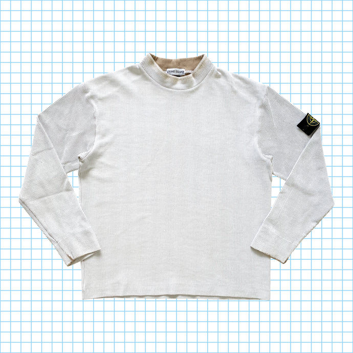 Vintage Stone Island Ribbed Crewneck AW02’ - Large