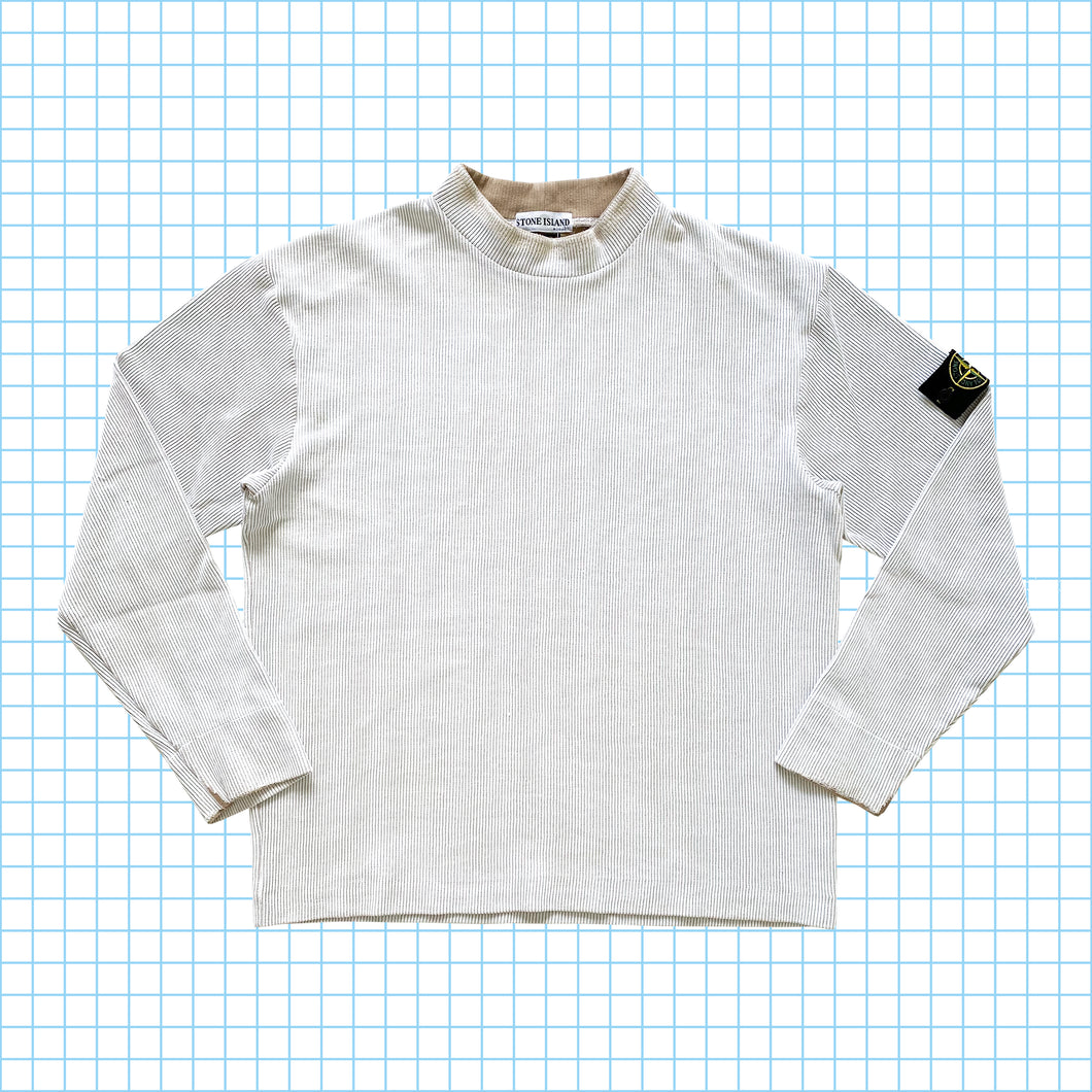 Vintage Stone Island Ribbed Crewneck AW02’ - Large