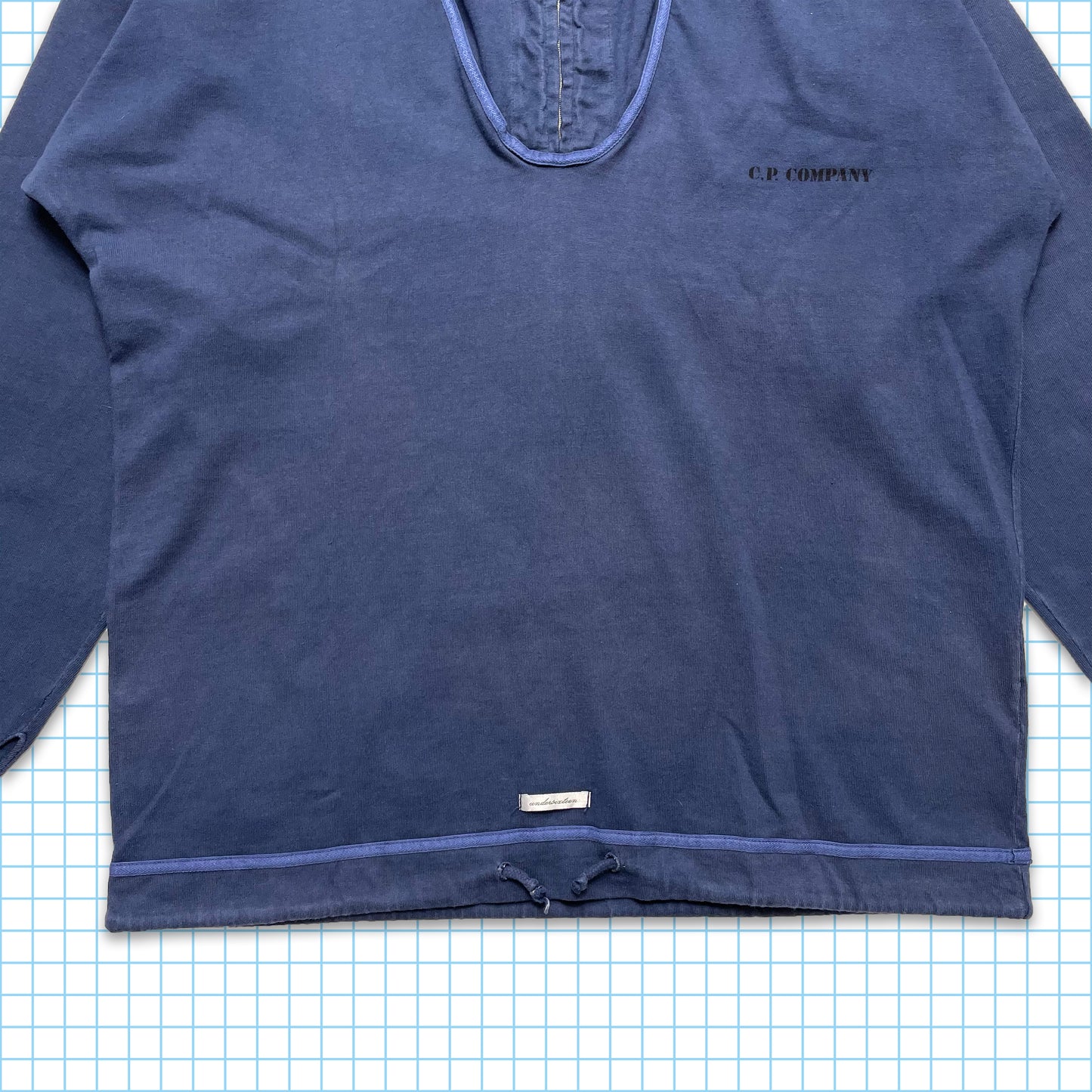 Vintage Late 80’s CP Company 1/4 Zip Pull Over Hoodie - Medium / Large