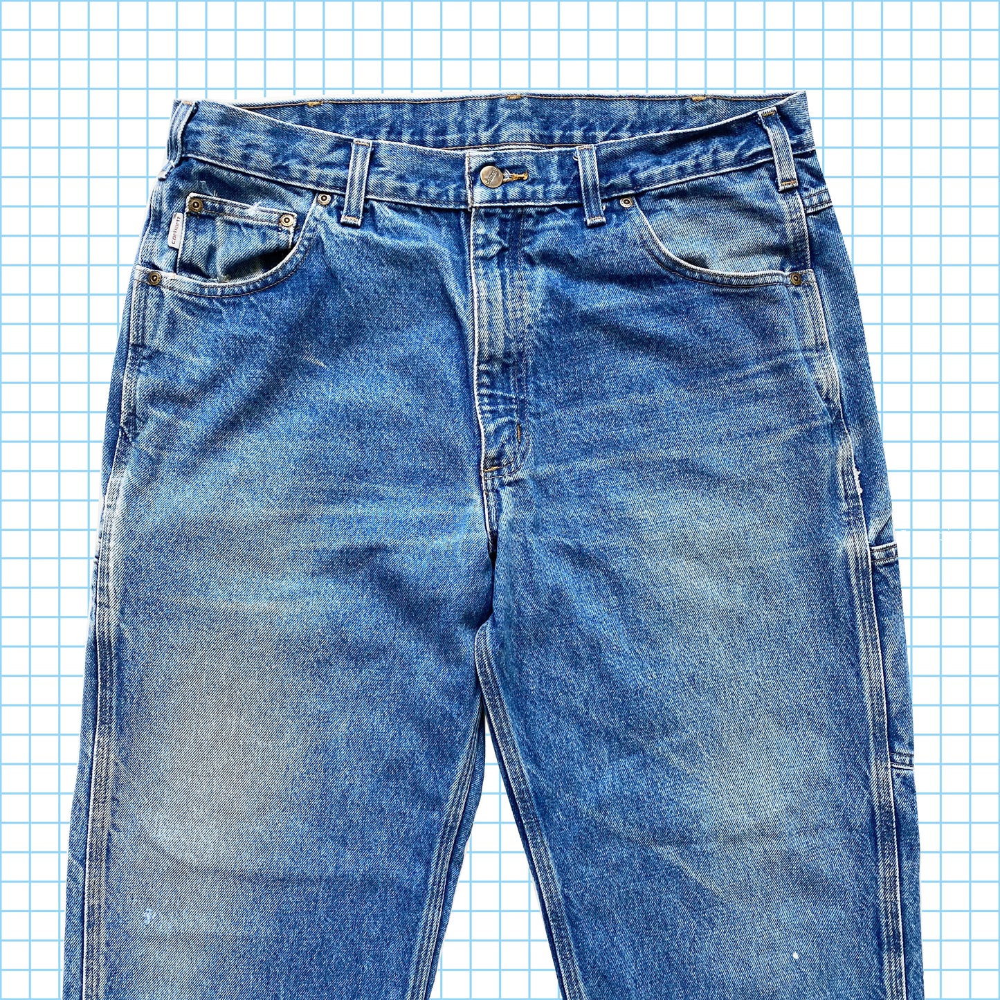 Vintage Carhartt Carpenter Jeans - 34/36 Waist // 32 Leg