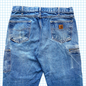 Vintage Carhartt Carpenter Jeans - 34/36 Waist // 32 Leg