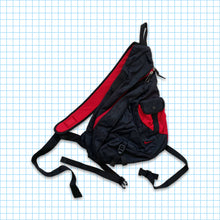 Charger l&#39;image dans la galerie, vintage Nike Technique Rouge/Noir Tri-Harness Cross Body Bag