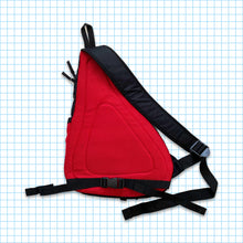 Charger l&#39;image dans la galerie, vintage Nike Technique Rouge/Noir Tri-Harness Cross Body Bag
