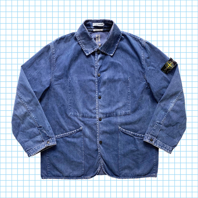 Veste de travail en denim Stone Island vintage SS95' - Grand/Extra Large